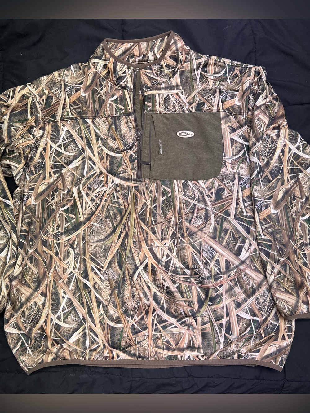 Drake Waterfowl MST Guardian Eqwader 1/4 Zip Jacket  Size 3X